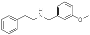 structure of CAS# 356093-33-9, N-(3-Methoxybenzyl)-2-Phenylethanamine;(3-methoxybenzyl)(2-phenylethyl)amine;(3-Methoxy-benzyl)-phenethyl-amine;[(3-methoxyphenyl)methyl](2-phenylethyl)amine