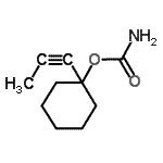 CAS#: 3565-97-7， (1-Prop-1-Ynylcyclohexyl) Carbamate