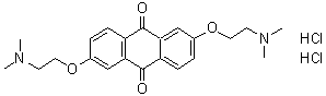 CAS 登录号：35697-44-0， 2,6-二[2-(二甲基氨基)乙氧基]蒽醌二盐酸盐