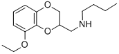 CAS#: 3570-46-5， Butyl-[(8-Ethoxy-2,3-Dihydro-1,4-Benzodioxin-2-Yl)Methyl]Azanium Chloride