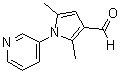 structure of CAS# 35711-47-8, 2,5-Dimethyl-1-(3-Pyridinyl)-1H-Pyrrole-3-Carbaldehyde;2,5-dimethyl-1-(3-pyridinyl)-1H-pyrrole-3-carbaldehyde;2,5-dimethyl-1-(3-pyridyl)pyrrole-3-carbaldehyde;2,5-Dimethyl-1-pyridin-3-yl-1H-pyrrole-