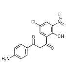 CAS#: 357166-58-6， 1-(4-Aminophenyl)-3-(5-Chloro-2-Hydroxy-3-Nitrophenyl)-1,3-Propanedione