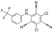 CAS#: 35728-02-0， 2,4-Dichloro-6-[[3-(Trifluoromethyl)Phenyl]Amino]Benzene-1,3,5-Tricarbonitrile