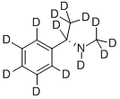 structure of CAS# 357407-86-4, (R)-(+)-N-Methyl-1-Phenylethylamine-D13