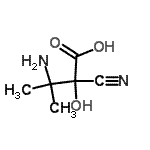 CAS#: 35768-30-0， 3-Amino-2-Cyano-2-Hydroxy-3-Methylbutanoic Acid