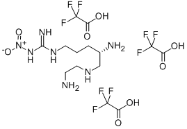 CAS#: 357965-99-2， N-[(4S)-4-Amino-5-[(2-aminoethyl)amino]pentyl]-N'-nitro-Guanidine tris(trifluoroacetate)