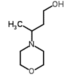 结构式 CAS# 35806-22-5, 3-(4-吗啉基)-1-丁醇