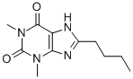 CAS#: 35873-40-6， 8-Butyl-1,3-Dimethyl-7H-Purine-2,6-Dione