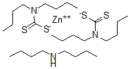 CAS#: 35884-05-0， (dibutylamine)bis(dibutyldithiocarbamato-S,S')zinc