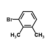 结构式 CAS# 35884-77-6, 1-溴-2,3-二甲基苯