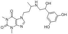 CAS#: 35899-39-9， 7-[3-[[2-(3,5-Dihydroxyphenyl)-2-Hydroxyethyl]Amino]Butyl]-1,3-Dimethylpurine-2,6-Dione