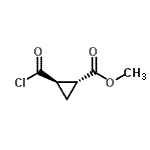 CAS#: 35974-58-4， Methyl (1R,2R)-2-(Chlorocarbonyl)Cyclopropanecarboxylate