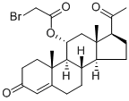 CAS#: 36049-50-0， [(8S,9S,10R,11R,13S,14S,17S)-17-Acetyl-10,13-Dimethyl-3-Oxo-1,2,6,7,8,9,11,12,14,15,16,17-Dodecahydrocyclopenta[a]Phenanthren-11-Yl] 2-Bromoacetate