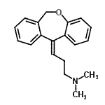CAS#: 3607-18-9， (3Z)-3-(Dibenzo[b,e]Oxepin-11(6H)-Ylidene)-N,N-Dimethyl-1-Propanamine