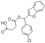 CAS#: 3607-35-0， 4-[1-Benzofuran-2-Yl-(4-Chlorophenyl)Methoxy]-4-Oxobutanoic Acid