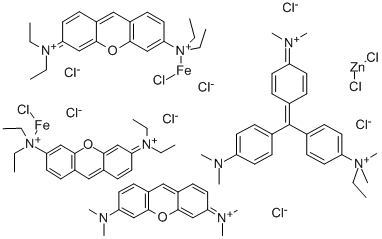 CAS#: 36148-59-1， Zinc [4-[(4-Dimethylaminophenyl)-(4-Dimethylazaniumylidene-1-Cyclohexa-2,5-Dienylidene)Methyl]Phenyl]-Trimethylazanium
