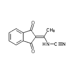 CAS#: 362499-35-2， [1-(1,3-Dioxo-1,3-Dihydro-2H-Inden-2-Ylidene)Ethyl]Cyanamide