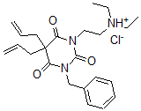 CAS#: 3625-21-6， 2-[3-Benzyl-2,4,6-Trioxo-5,5-Di(Prop-2-Enyl)-1,3-Diazinan-1-Yl]Ethyl-Diethylazanium Chloride