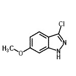 CAS#: 362512-38-7， 3-Chloro-6-Methoxy-1H-Indazole