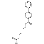 structure of CAS# 362669-53-2, 8-(4-Biphenylyl)-8-Oxooctanoic Acid;8-(4-Biphenyl)-8-oxooctanoic acid
