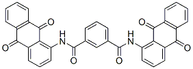 CAS 登录号:3627-47-2, N,N'-二(9,10-二氧代蒽-1-基)苯-1,3-二甲酰胺