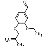 CAS#: 363186-13-4， 3-Ethoxy-4-[(2-Methyl-2-Propen-1-Yl)Oxy]Benzaldehyde