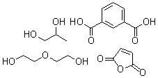 CAS#: 36346-15-3， 1,3-Benzenedicarboxylic Acid, Polymer With 2,5-Furandione, 2,2-Oxybisethanol And 1,2-Propanediol