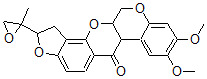CAS#: 36375-25-4， 1,2,12,12a-Tetrahydro-8,9-Dimethoxy-2-(2-Methyloxiranyl)-(1)Benzopyrano(3,4-b)Furo(2,3-H)(1)Benzopyran-6(6aH)-One
