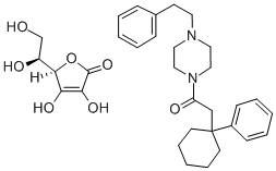 CAS#: 36431-82-0， 1-((1-Phenylcyclohexyl)Acetyl)-4-(2-Phenylethyl)-Piperazine Compd. With L-Ascorbic Acid