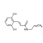 CAS#: 364327-63-9， (2E)-N-Allyl-3-(2,6-Dihydroxyphenyl)Acrylamide