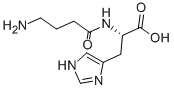 CAS#: 3650-73-5， 2-(4-Aminobutanoylamino)-3-(3H-Imidazol-4-Yl)Propanoic Acid