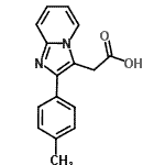 CAS#: 365213-69-0， [2-(4-Methylphenyl)Imidazo[1,2-a]Pyridin-3-Yl]Acetic Acid