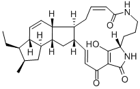 结构式 CAS# 36531-78-9, 斑鸠霉素
