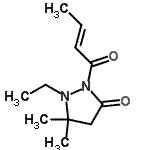 CAS#: 365456-23-1， 2-[(2E)-2-Butenoyl]-1-Ethyl-5,5-Dimethyl-3-Pyrazolidinone
