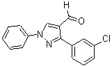 CAS#: 36640-43-4， 3-(3-Chloro-Phenyl)-1-Phenyl-1H-Pyrazole-4-Carbaldehyde