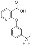 structure of CAS# 36701-89-0, 2-[3-(Trifluoromethyl)Phenoxy]Nicotinic Acid;2-[3-(Trifluoromethyl)Phenoxy]-3-Pyridinecarboxylic Acid;2-[3-(Trifluoromethyl)Phenoxy]Nicotinic Acid;12P-365S
