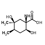 CAS#: 367507-83-3， (1R,2S,4R,5S)-1-Amino-2,5-Dihydroxy-4,5-Dimethylcyclohexanecarboxylic Acid