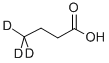 structure of CAS# 36789-14-7, Butyric-4,4,4-D3 Acid