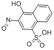 结构式 CAS# 3682-32-4, 2-亚硝基-1-萘酚-4-磺酸