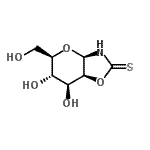 CAS#: 368886-97-9， (3aR,5R,6S,7S,7aS)-6,7-Dihydroxy-5-(Hydroxymethyl)Hexahydro-2H-Pyrano[2,3-d][1,3]Oxazole-2-Thione
