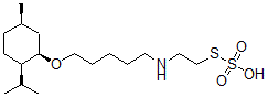 CAS#: 36892-51-0， (1R,2R,4R)-4-Methyl-1-Propan-2-Yl-2-[5-(2-Sulfosulfanylethylamino)Pentoxy]Cyclohexane