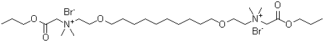 CAS 登录号：3690-61-7， 丙癸溴铵