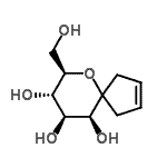 CAS#: 369397-30-8， (7R,8S,9S,10S)-7-(Hydroxymethyl)-6-Oxaspiro[4.5]Dec-2-Ene-8,9,10-Triol