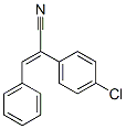 structure of CAS# 3695-93-0, 4-Chloro-alpha-(Phenylmethylene)-Benzeneacetonitrile;2-(4-Chlorophenyl)-3-Phenylprop-2-Enenitrile;(Z)-2-(4-Chlorophenyl)-3-Phenyl-Prop-2-Enenitrile;2-(4-Chlorophenyl)-3-Phenyl-Prop-2-Enenitrile