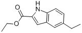structure of CAS# 37033-94-6, 2-Carbethoxy-5-Ethylindole;5-Ethyl-1H-Indole-2-Carboxylic Acid Ethyl Ester;1H-Indole-2-Carboxylic Acid, 5-Ethyl-, Ethyl Ester (9Ci);2-Indolecarboxylic Acid, 5-Ethyl-, Ethyl Ester