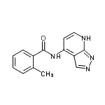 CAS#: 370588-90-2， 2-Methyl-N-(1H-Pyrazolo[3,4-b]Pyridin-4-Yl)Benzamide