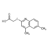 CAS#: 370848-09-2， [(4,6-Dimethyl-2-Quinolinyl)Sulfanyl]Acetic Acid