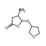 CAS#: 370875-45-9， 4-Amino-5-(Tetrahydro-3-Furanyloxy)Dihydro-2(3H)-Furanone