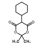 CAS#: 3709-28-2， 5-Cyclohexyl-2,2-Dimethyl-1,3-Dioxane-4,6-Dione