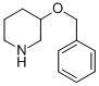 structure of CAS# 37098-74-1, 3-(Phenylmethoxy)-Piperidine;3-(Benzyloxy)Piperidine(SALTDATA: Hcl);3-(Benzyloxy)Piperidine 1Hcl;3-(BENZYLOXY)PIPERIDINE